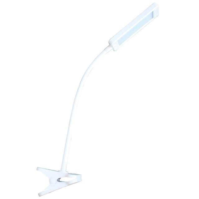 Flexo Led blanco con pinza 6W 360Lm 3200°K (Electro DH 82.073/B)