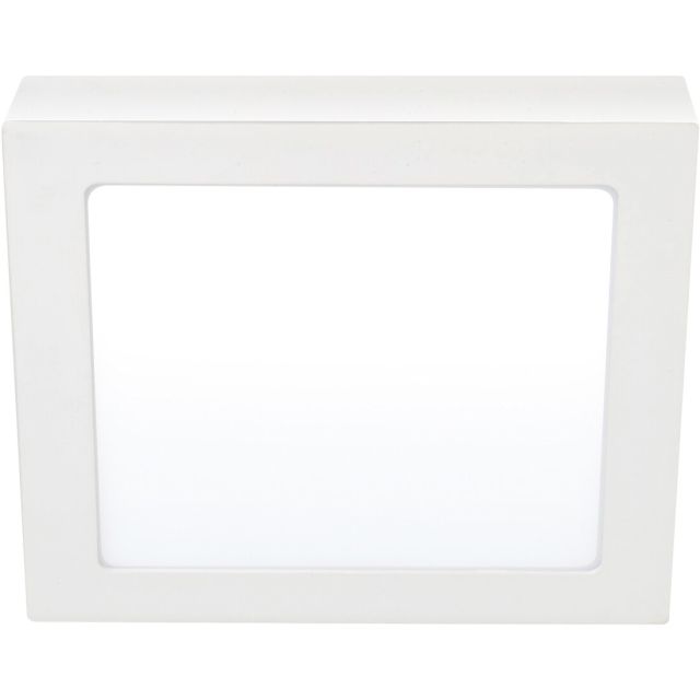 Downlight Led cuadrado de superficie blanco 18W 6000°K 205x205mm. (Ledesma 10945)