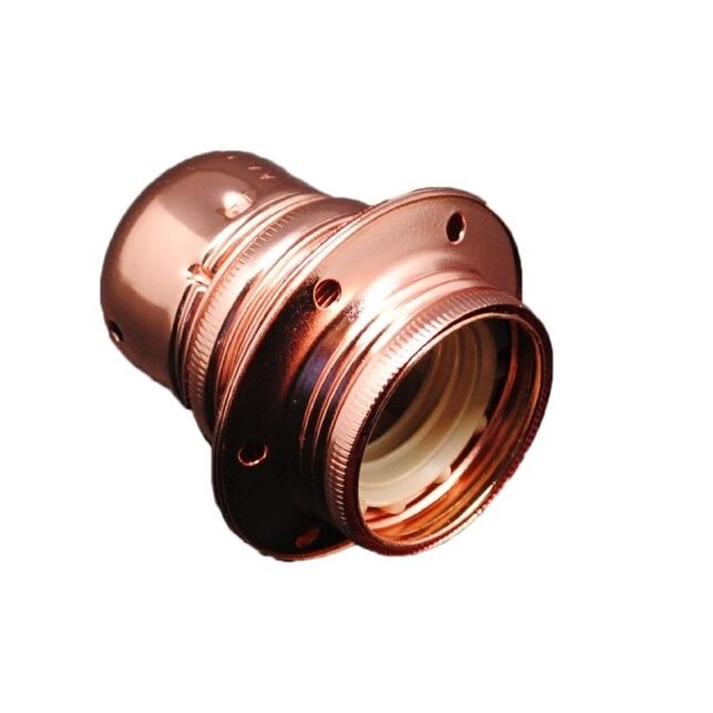 Portalámparas decorativo vintage metálico cobre E27 100W (F-Bright 1200604-RO)