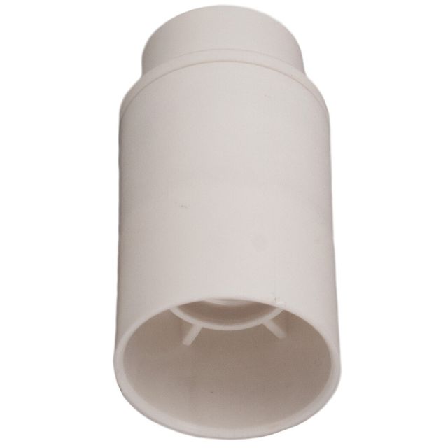 Portalámparas liso blanco E14 2A 250V (Solera 6584CLB)