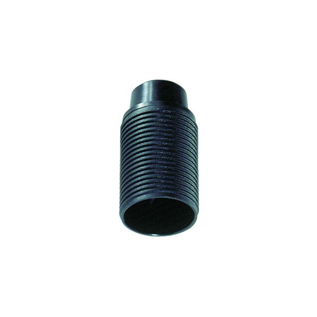 Portalámparas E14 negro cuerpo roscado M10-100 250V 2A (Solera 6584CRN)