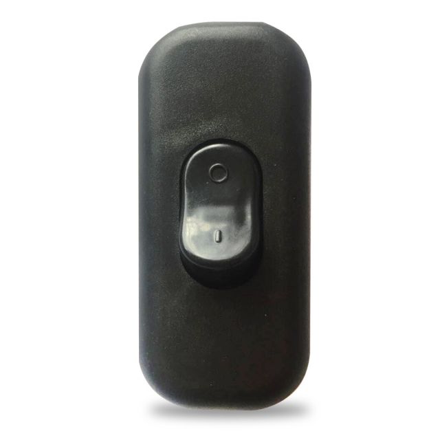 Interruptor de paso negro 2A 250V (GSC 1101095)