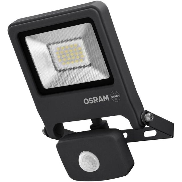 Proyector exterior Led con sensor de movimiento gris 20W 4000°K IP44 (Osram 4058075161856)