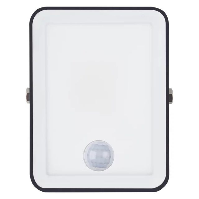 Proyector exterior Led con sensor de movimiento negro Essential 10W 3000°K 750Lm IP65 (Ledvance 4058075768178)