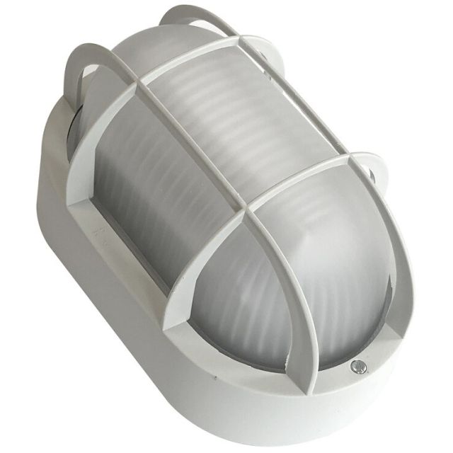 Aplique Led de exterior oval gris 6W 4000K IP44 (Fenoplástica 7440GLED)