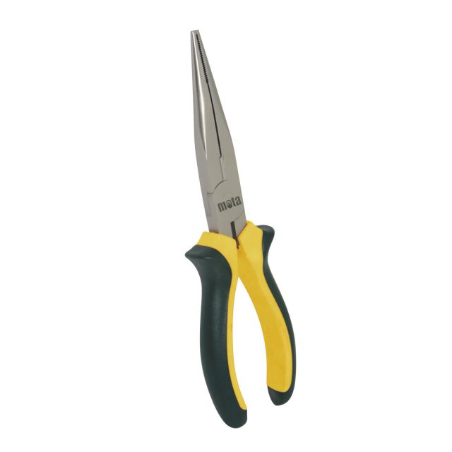 Alicate plano punta redonda dentada 160mm aislacion pesada (Mota Q306)