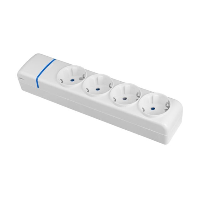 Base múltiple serie ION 4 tomas sin cable sin interruptor 16A 250V (Solera 8004P)