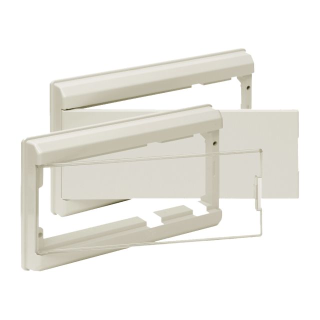 Marco y puerta para caja ICP y distribución marfil (Solera 5204)