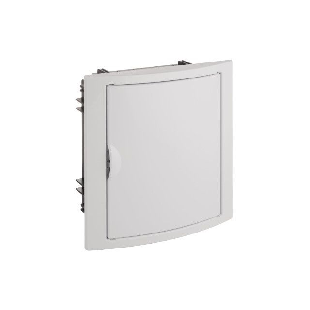 Caja empotrable 8 elementos cuadro y puerta blanco 205x233x72mm. (Solera 5108)