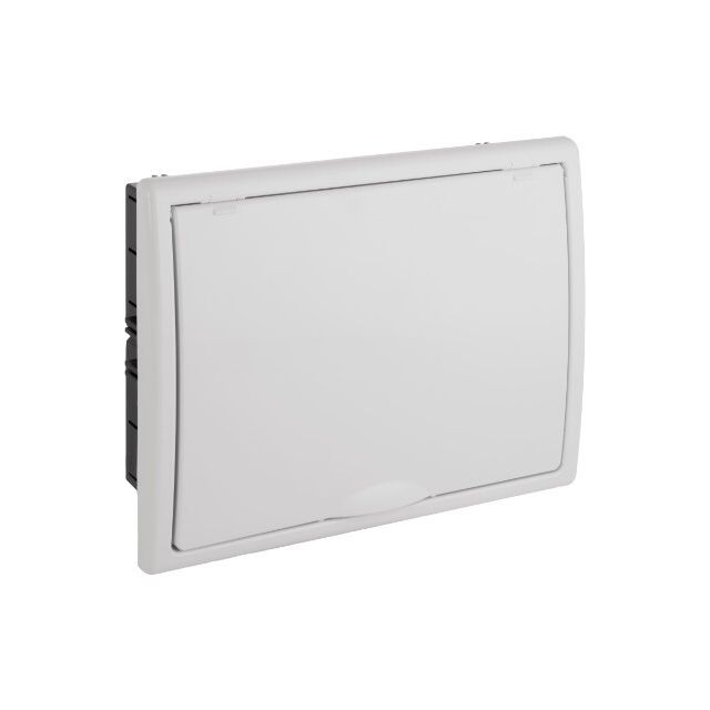 Caja empotrable 12 elementos cuadro y puerta blanco 277x220x72mm. (Solera 8688)