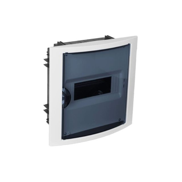 Caja empotrable 8 elementos cuadro y puerta fume 205x233x72mm. (Solera 5108PF)