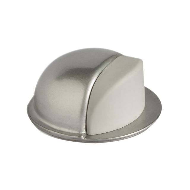 Tope para puertas media luna adhesivo acero (Köppels T1003C) (Blíster)