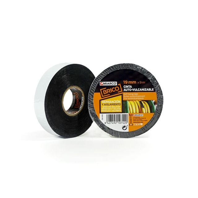 Cinta autovulcanizable brico negra 9x19mm (Miarco 10742)