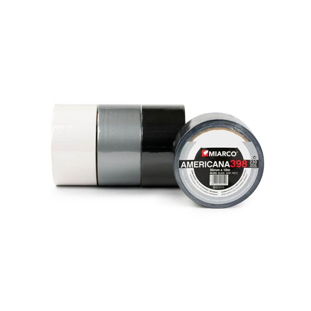 10m. cinta americana 398 plata 50mm (Miarco 28194)