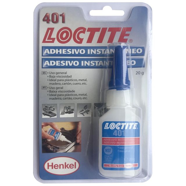Adhesivo instantáneo Loctite 20 gr (Blíster)
