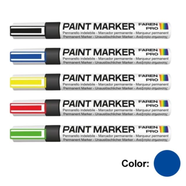 Rotulador permanente Paint Marker azul 7 ml. (Faren 861BLU)