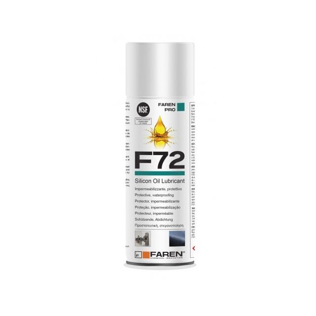 Spray lubricante siliconico F72 400ml. (Faren 972003)
