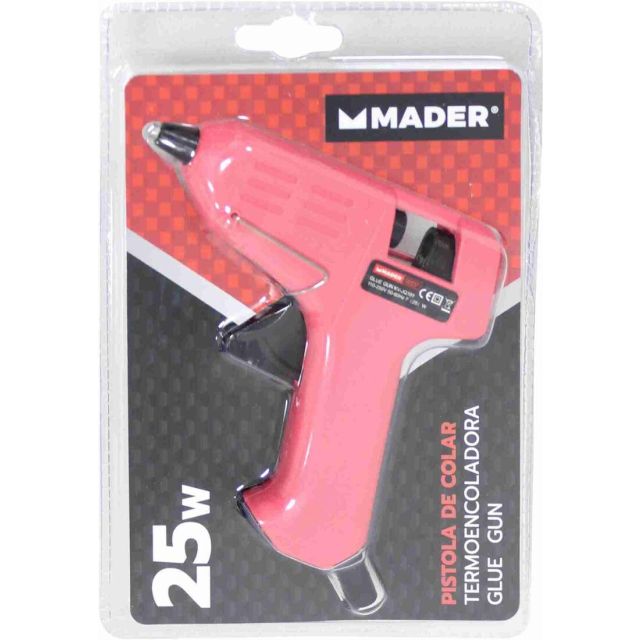 Pistola aplicadora de pegamento 25W ø7mm (Mader 63286) (Blíster)