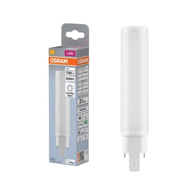 Lámpara Led pl Dulux D/E G24q-3 10W 4000°K (Osram 559196)