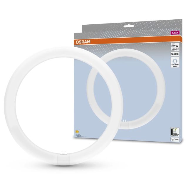 Tubo circular Led T9 G10Q 18,3W 4000K 300mm (Osram 4099854042683)