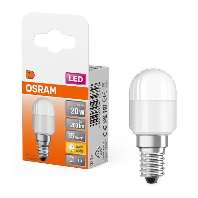 Lámpara pebetera Led Special T26  E14 2,3W 2700°K 200Lm (Osram 4058075432758)