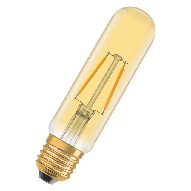 Lámpara tubular cristal Led edición Vintage 1906 Osram E27 2,5W 2000K 32x127mm (Osram 091858)