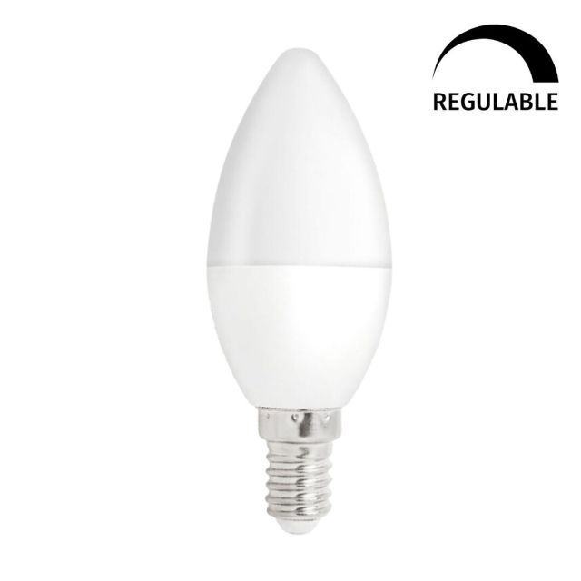 Lámpara vela Led E14 4W 6000°K 340Lm (Spectrum WOJ+13035_4W)