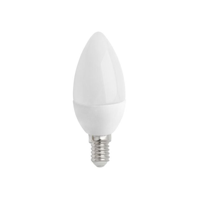 Lámpara vela Led E14 4W 2700°K 330Lm 200° 37x99mm. (Spectrum WOJ+14531)