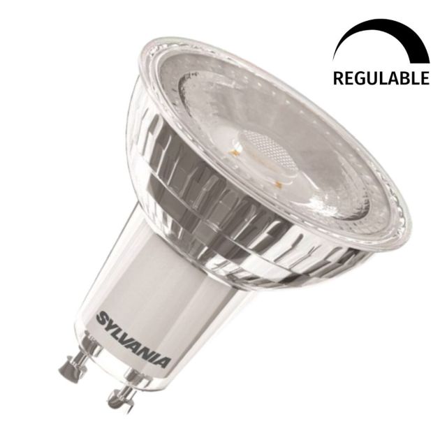 Lámpara led regulable GU10 6W 4000K 580Lm 36° (Sylvania 0029142)