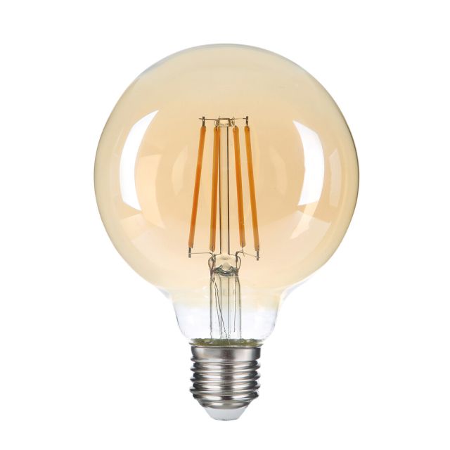 Lámpara globo cristal Led caramelo E27 7W 95x140mm. (GSC 200671006)