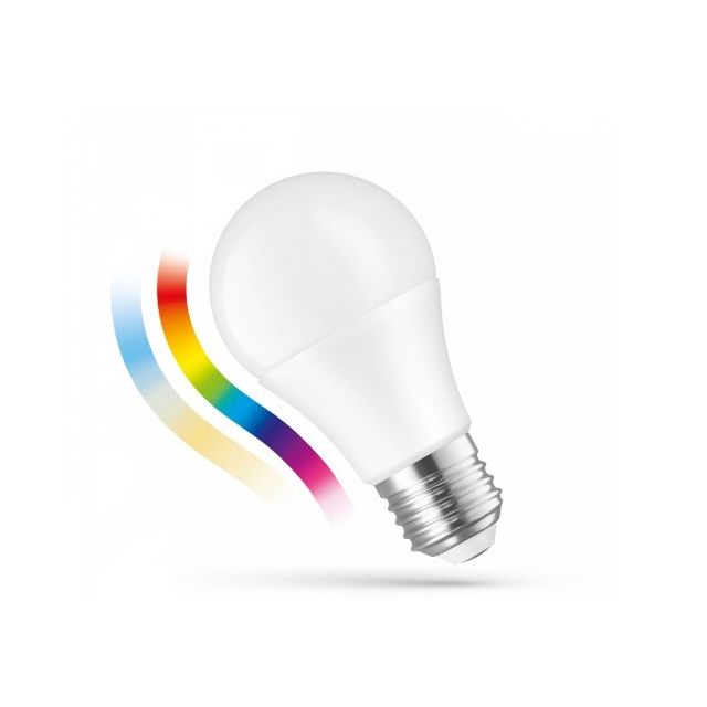 Lámpara standard Led Smart regulable RGB + CCT + intensidad 8,5W 940Lm (Spectrum WOJ+14628)