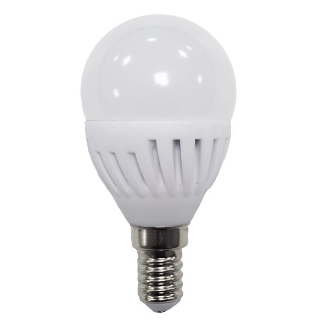 Lámpara esférica Led cerámica E14 9W 3000°K 900Lm (BB Electron 120640)