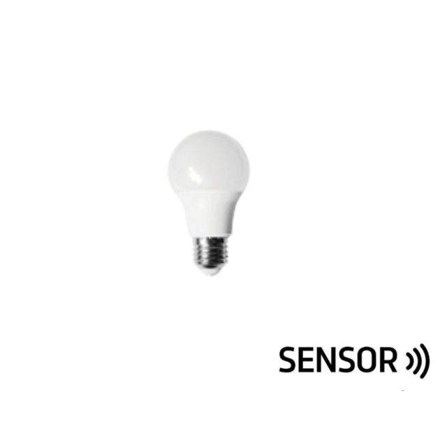 Lámpara standard Led 9W E27 6000K 830 Lm sensor de movimiento (F-Bright 2601769)