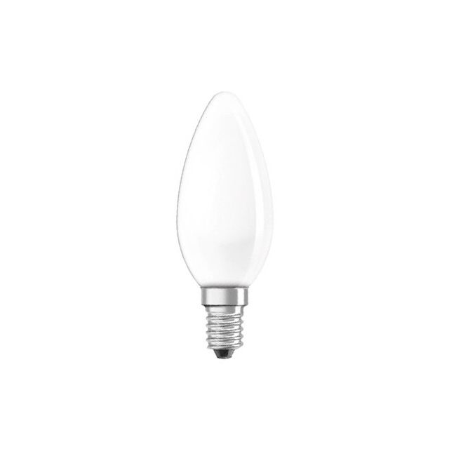 Lámpara incandescente vela mate 25W E14 (Clar 70071)