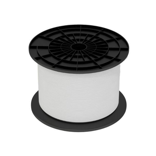 Bobina de 500m. cable paralelo audio blanco 2x0,75mm2