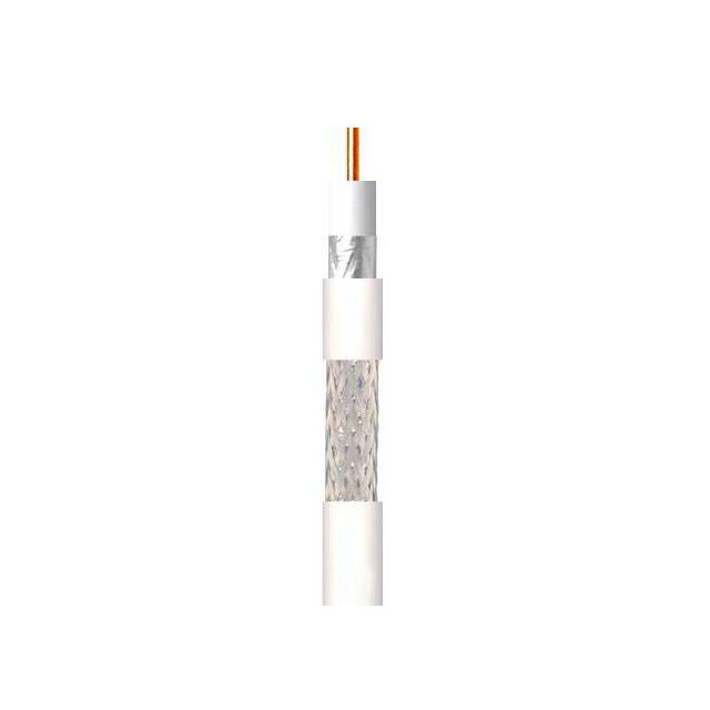 Rollo de 100 metros de cable coaxial TV BL//DA-75 (Lazsa 4059)