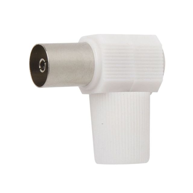 Conector acodado TV hembra 9,5mm (Simon MU730851)