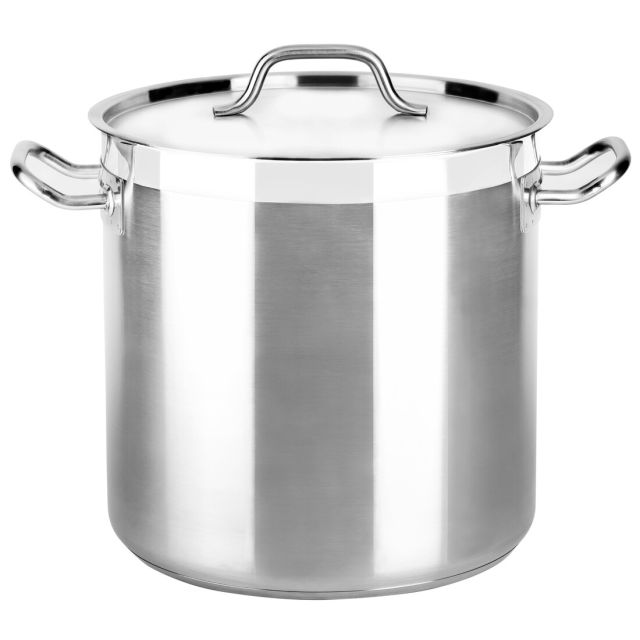 Olla industrial profesional acero inoxidable 18/10 5L ø28x28cm. (VIER 800-28)