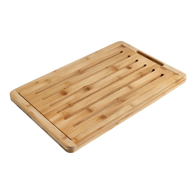 Tabla de bambú para cortar pan 38x25 (Ibili 74340)