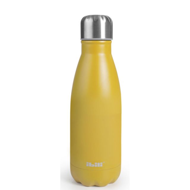 Botella termo de pared doble sin BPA inoxidable 18/10 335 ml. Mango (Ibili 758435P)