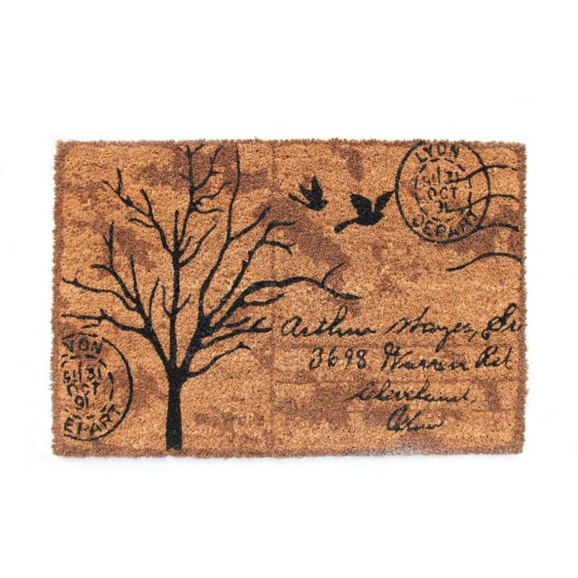 Felpudo de coco estampado modelo "Postal" 40x60 cm.
