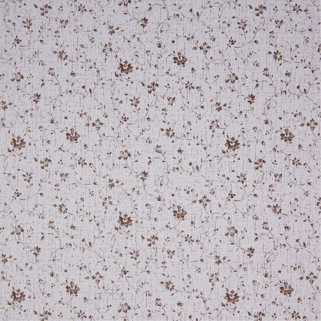 Vinilo adhesivo clasic vintage flourette marron 45cm (Dintex 73402)