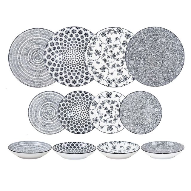 Set 12 piezas vajilla Armonía azul (Ibili 691701)