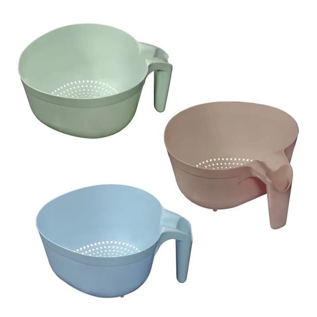 Escurridor ovalado de plástico con mango (Plastics 1211)