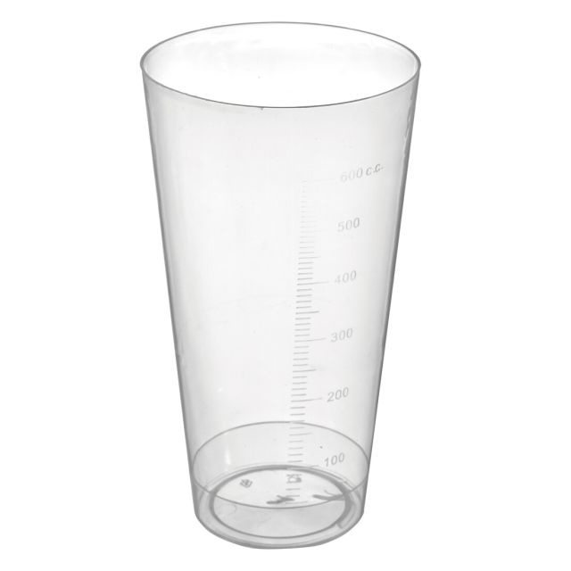 Vaso medidor de plástico 600 ml. (Plastics 1188)