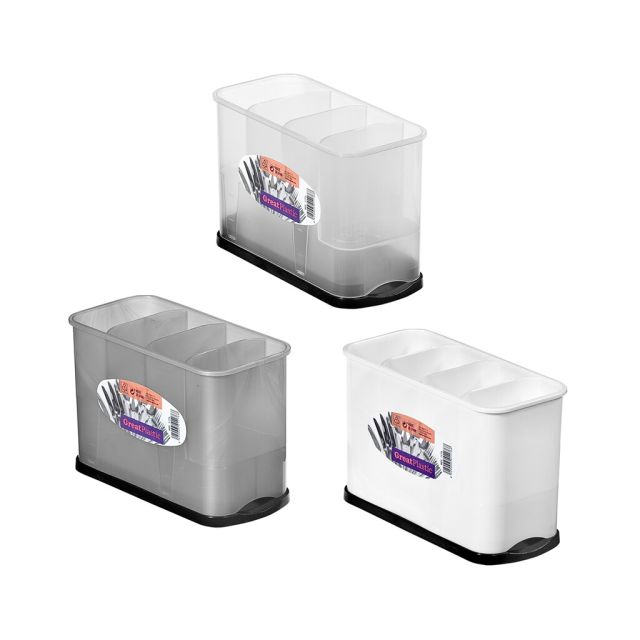 Escurridor de cubiertos con bandeja colores surtidos (Plastic 1175)