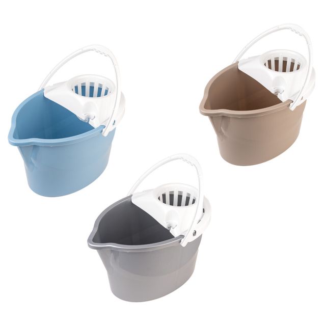 Cubo ovalado con escurridor 17L colores surtido (Plastic 3033)