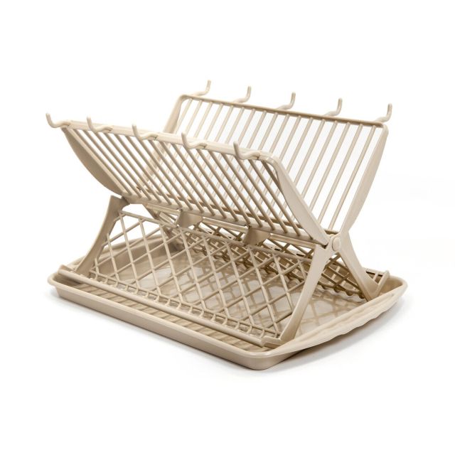 Escurreplatos con bandeja Riga 42cm colores surtido (Hega 16451)