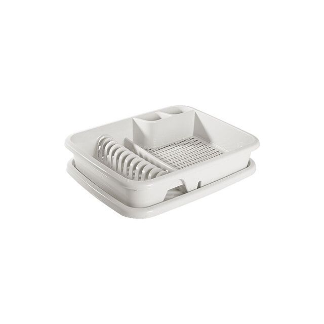 Escurreplatos con bandeja Maui 50cm colores surtido (Hega 16519)