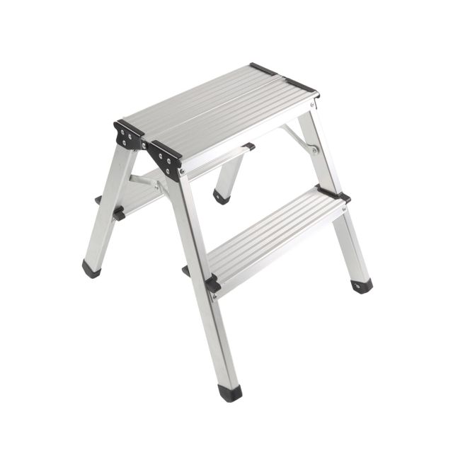 Escalera de aluminio doméstica 2 peldaños  43cm (Mader 10047 )